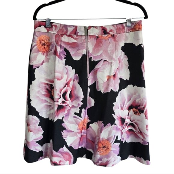 Pink Tartan A-Line Pink and Black Lined Cocktail Skirt Sz 8 - Picture 5 of 9